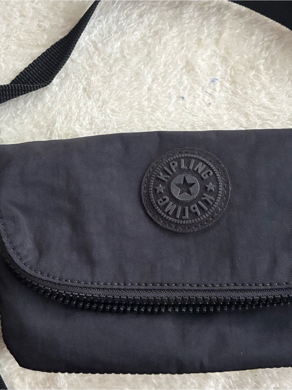 Kipling Black Women’s Nylon Crossbody Mini Bag Purse
